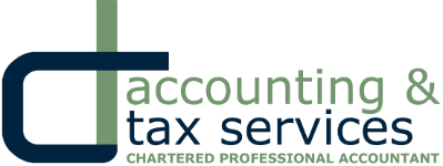 CPA Edmonton.com – DT Accounting & Tax Services*, Chartered Professional Accountant Logo